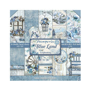 STAMPERIA - BLUELAND 8" X8" PAPERPACK SBBS84
